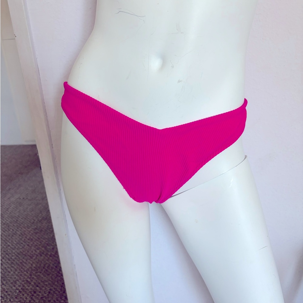 Frankie's Bikinis Vibrant Pink Bikini Bottom  size L
Perfect condition